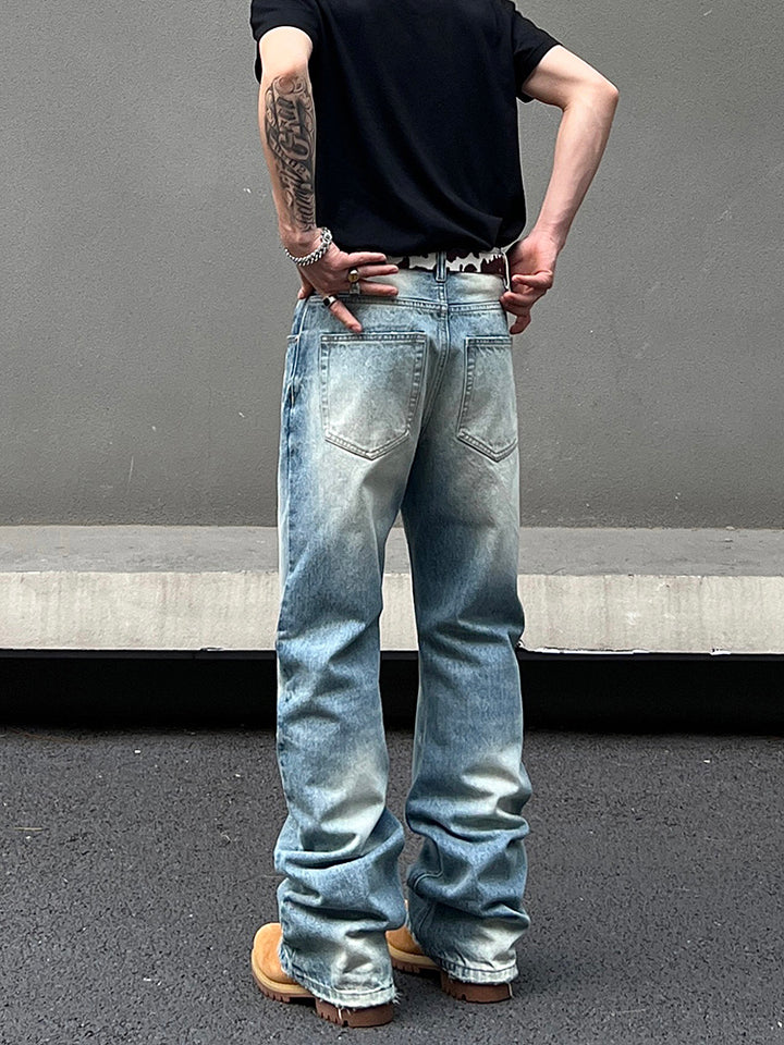 Slim Straight Flared Jeans