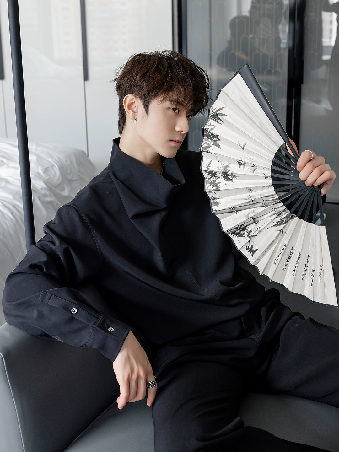 Long Sleeve Literary Style Shirt