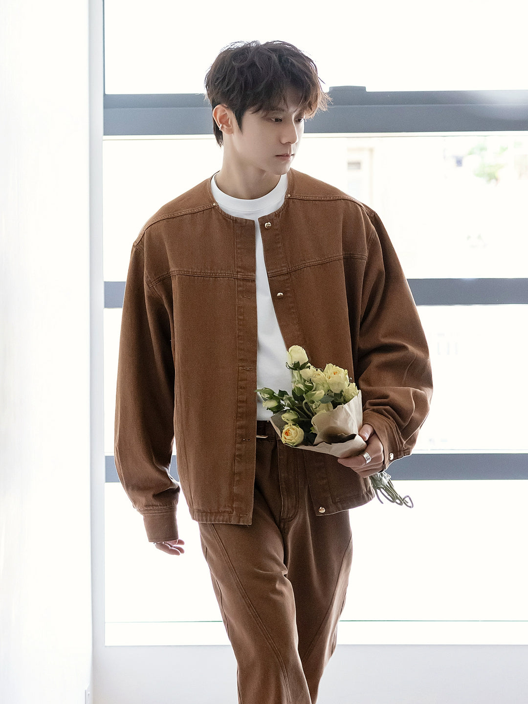 Denim Arbeidsdrakt med Jakke og Bukser