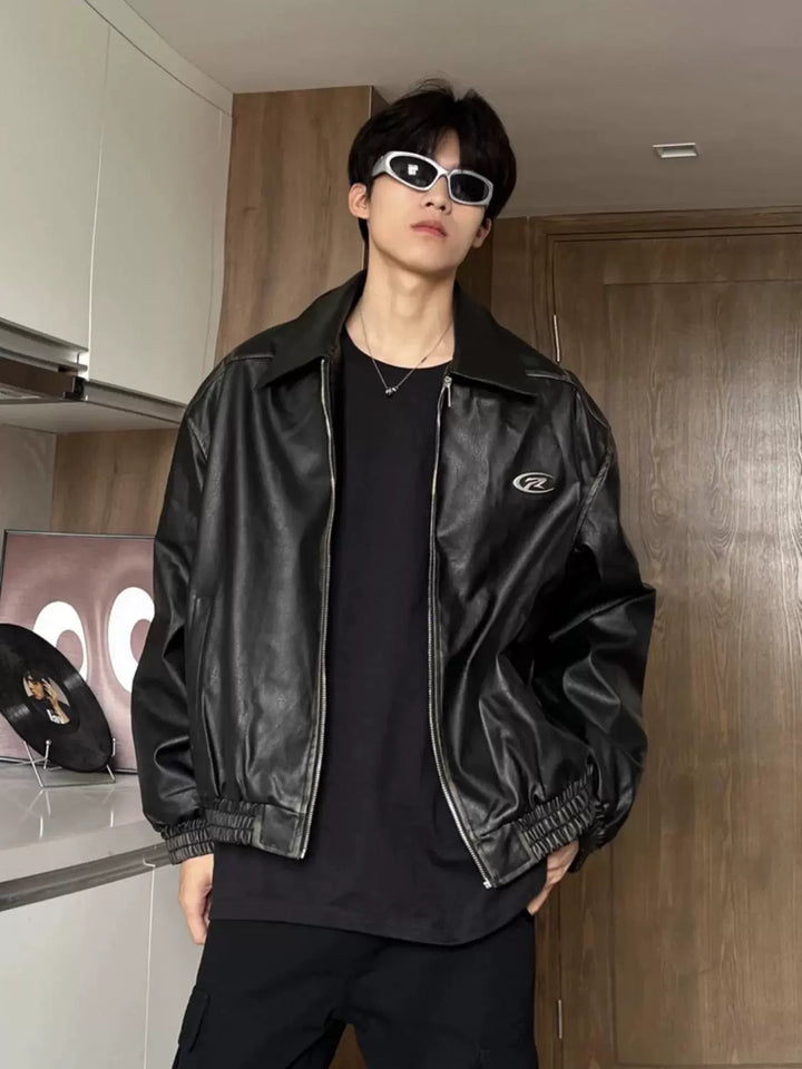 PU Leather Motorcycle Jacket