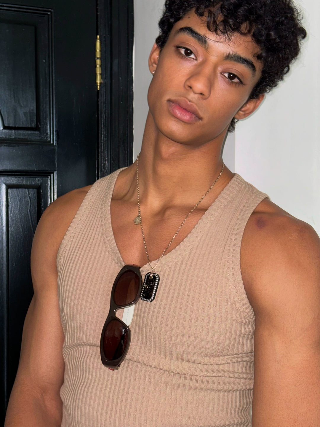 Slim Fit Ribbed Knit Tank Top