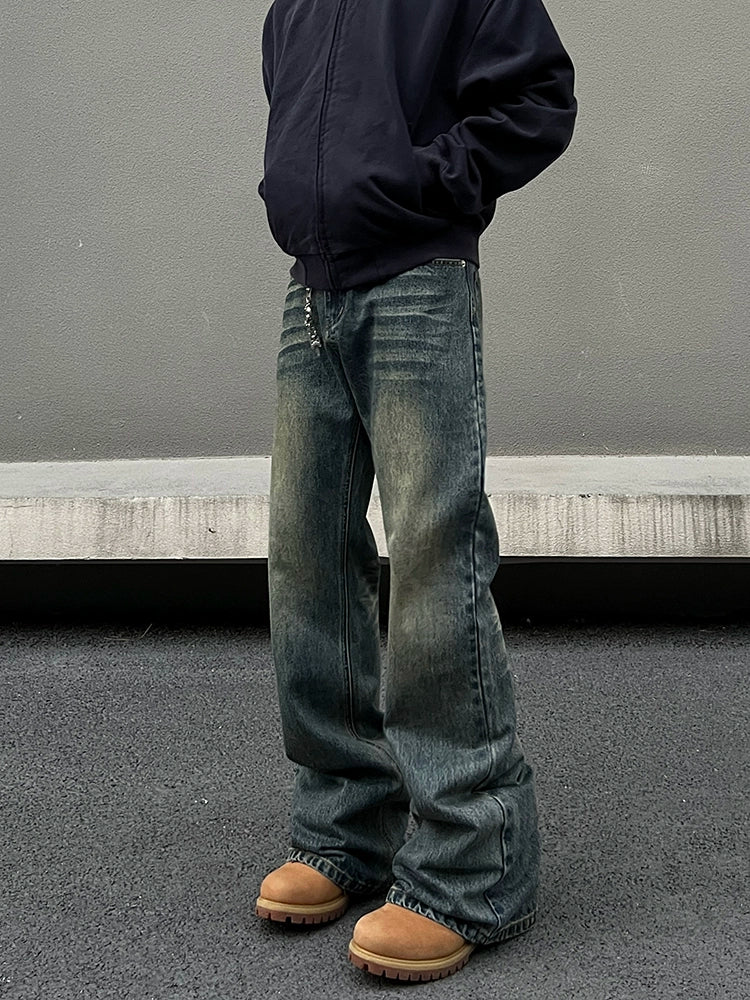 Džínové kalhoty Bootcut Retro Straight