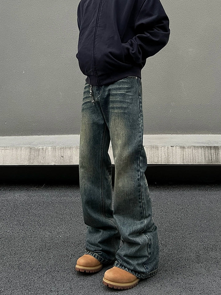 Džínové kalhoty Bootcut Retro Straight