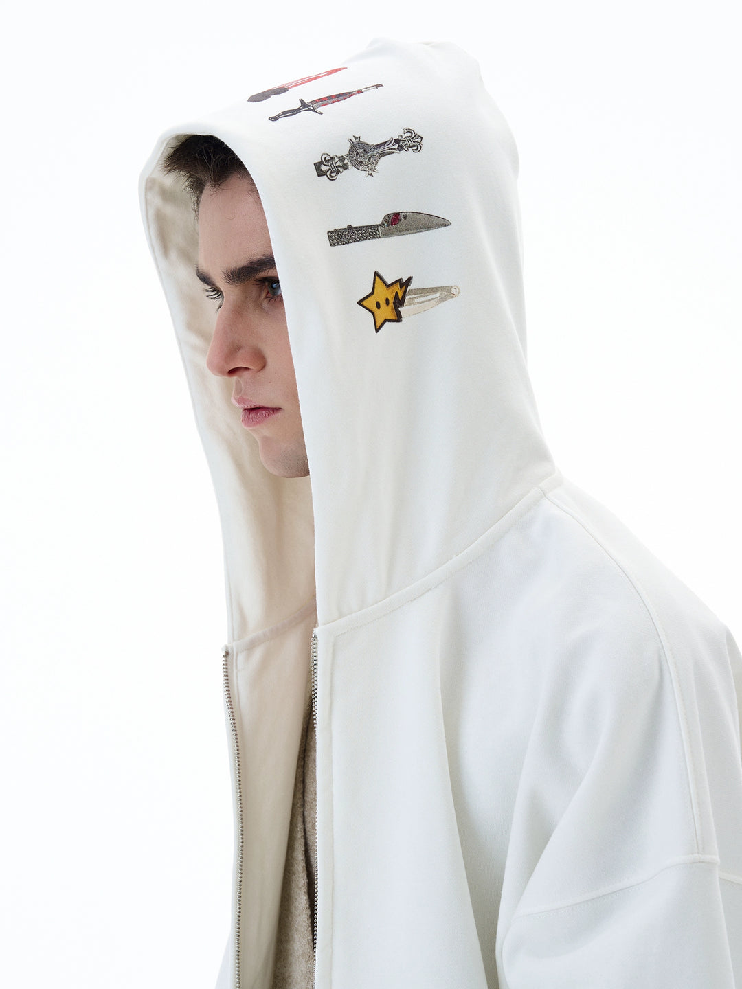 Graphic Accents Hooded Sweatshirt