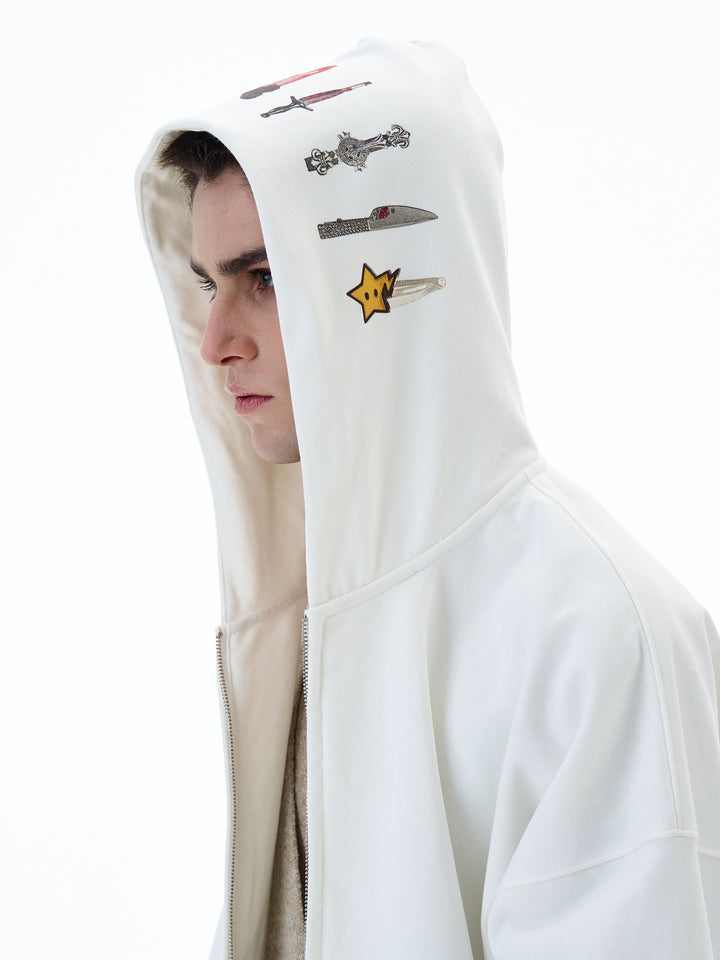 Graphic Accents Hooded Sweatshirt