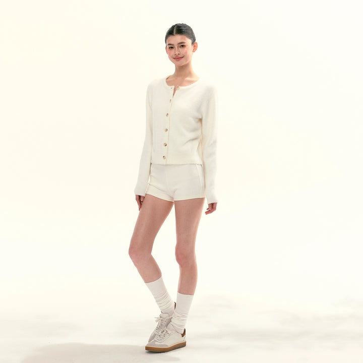 Button Front Knit Cardigan Sweater