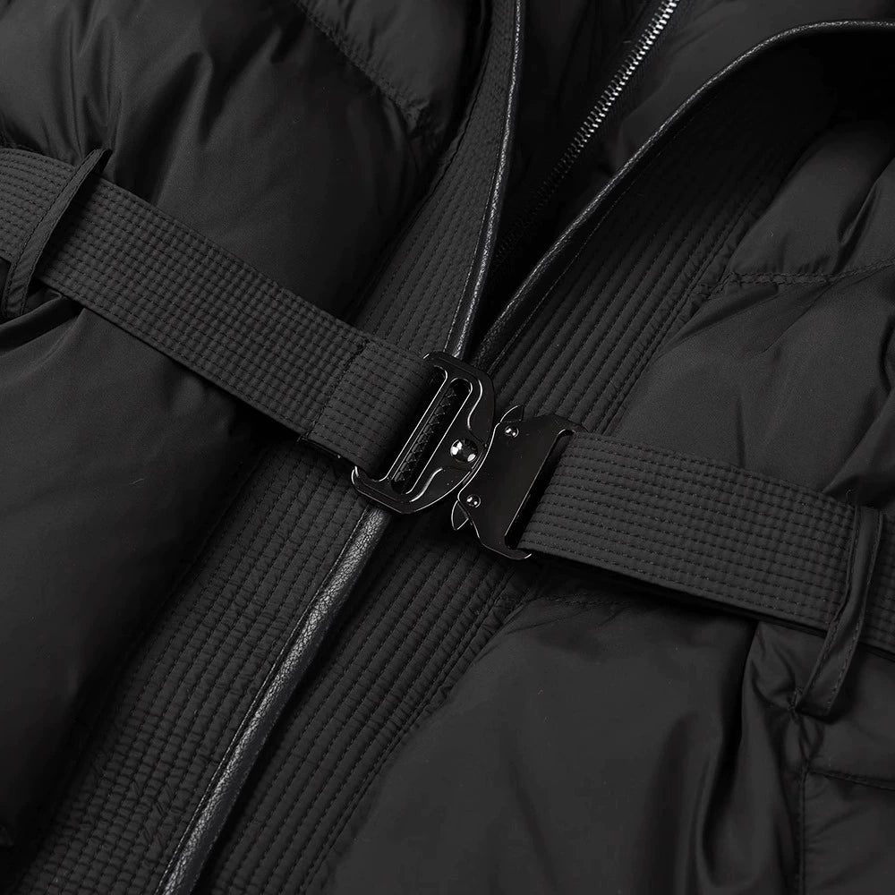 מעיל פוך עם כובע צמר כבשה