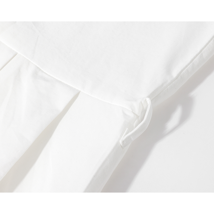 Bubble Sleeve Pleated Tunic Belted Top