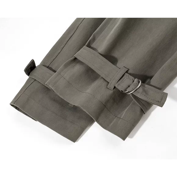 Stand Collar Oversized Trench Coat