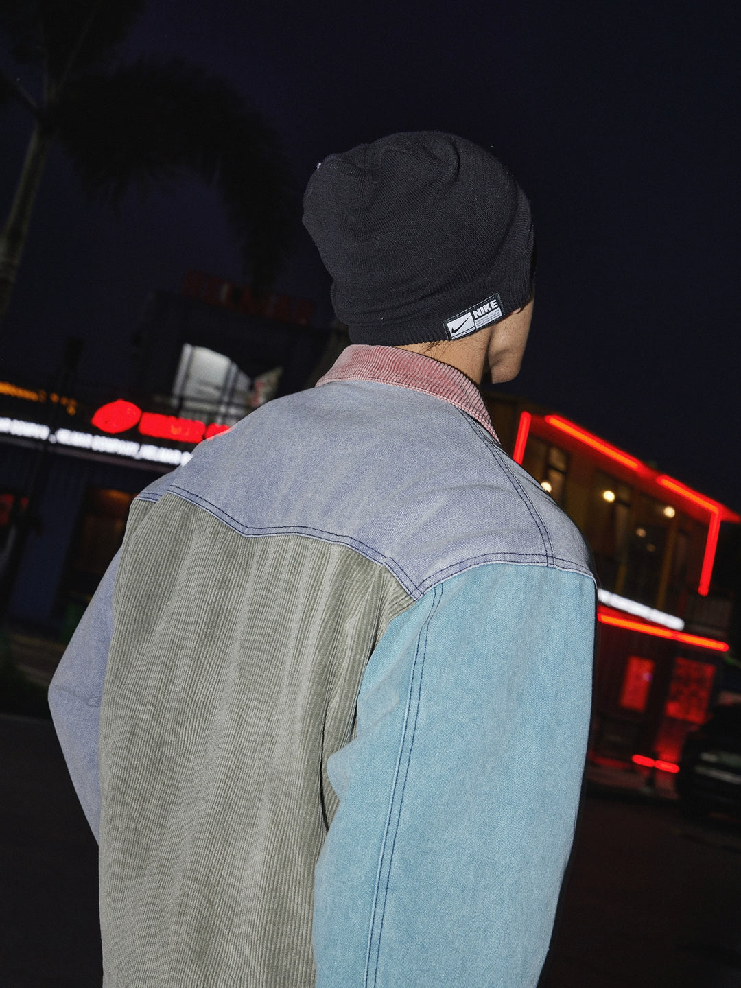 Retro Corduroy Lapel Work Jacket