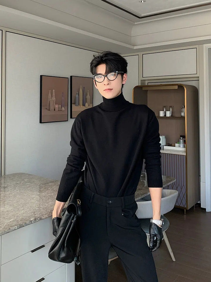 Loose-fit Turtleneck Sweater