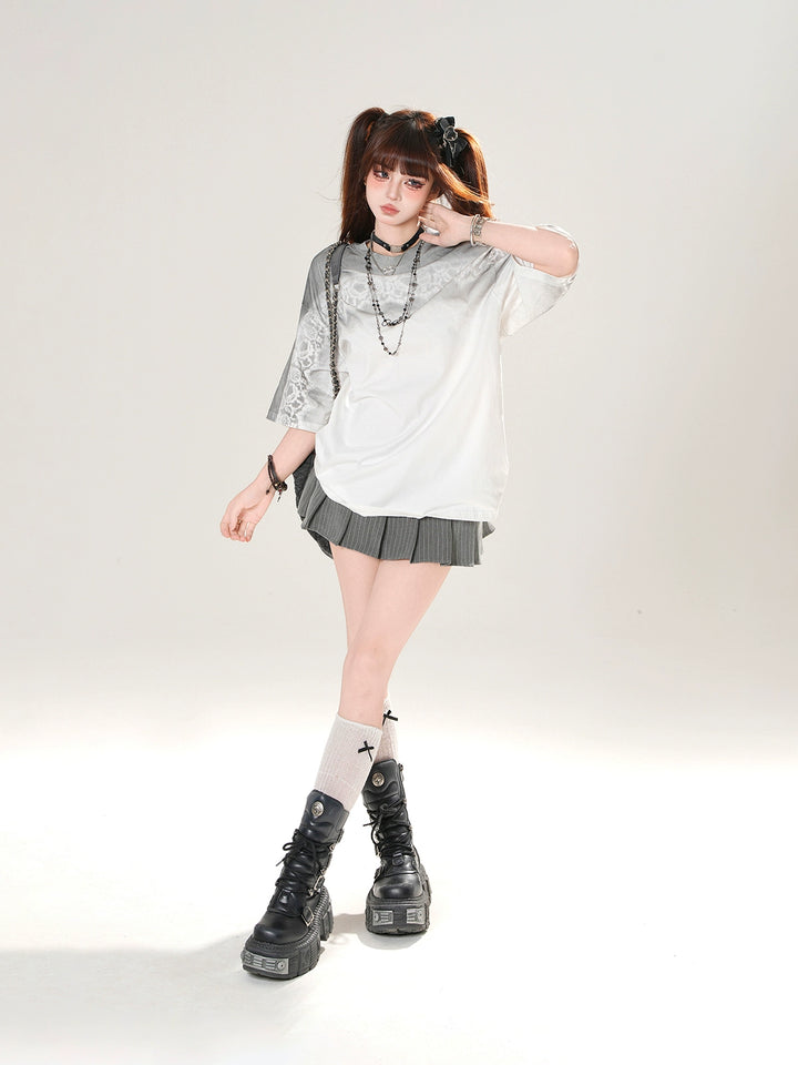 Korean Style Loose Short Sleeve T-shirt