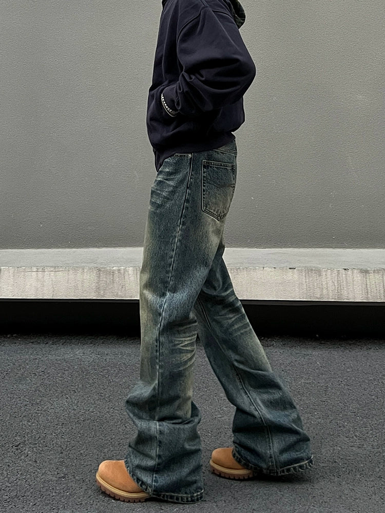 Džínové kalhoty Bootcut Retro Straight