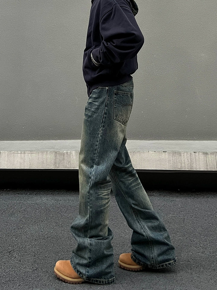 Džínové kalhoty Bootcut Retro Straight
