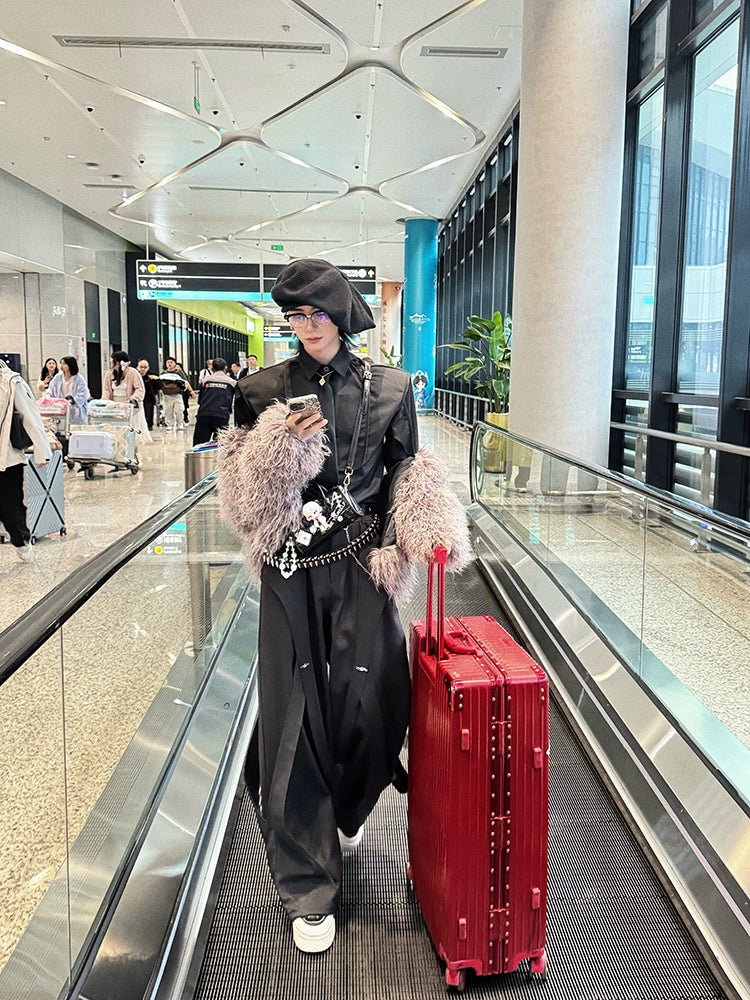 Loose Straight Leg Casual Pants