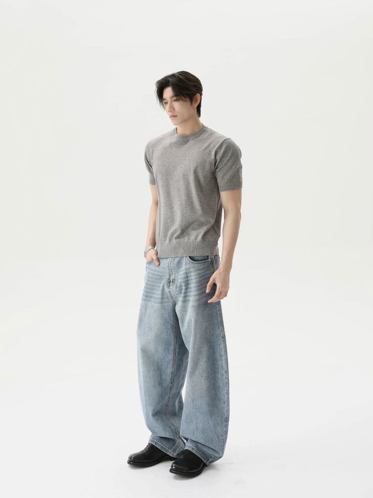 Round Neck Short Sleeve T-shirt