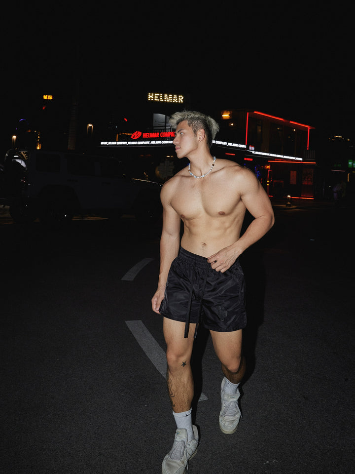 Satin Glossy Casual Sports Loose Shorts