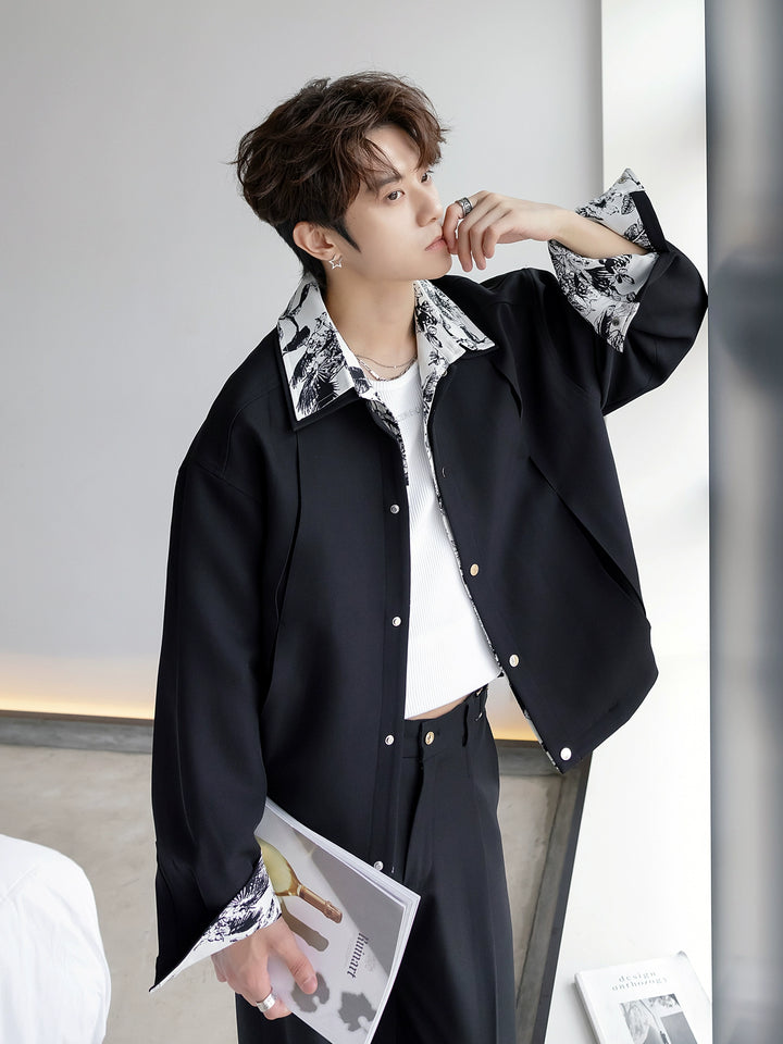 Lapel Button-Down Shirt