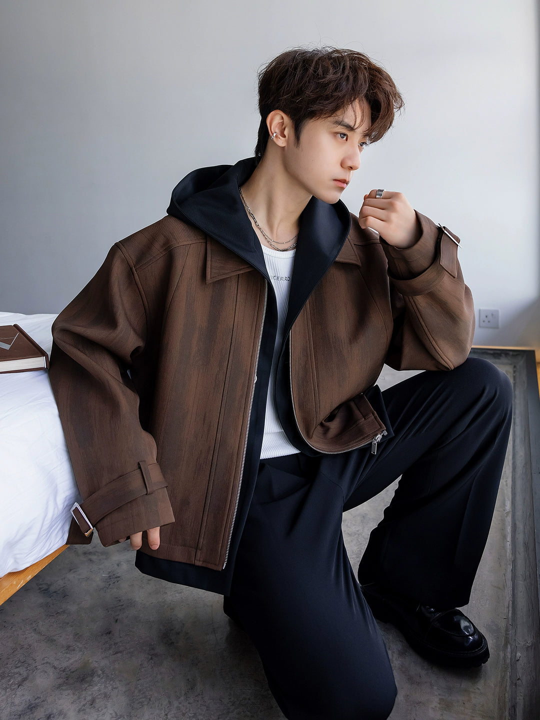 Oversized Fit Hooded Jacket