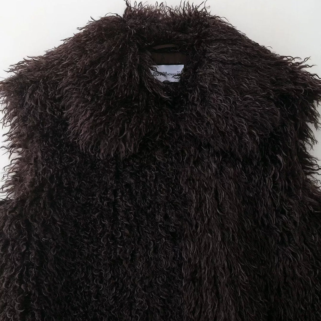 Faux Fur Effect Vest