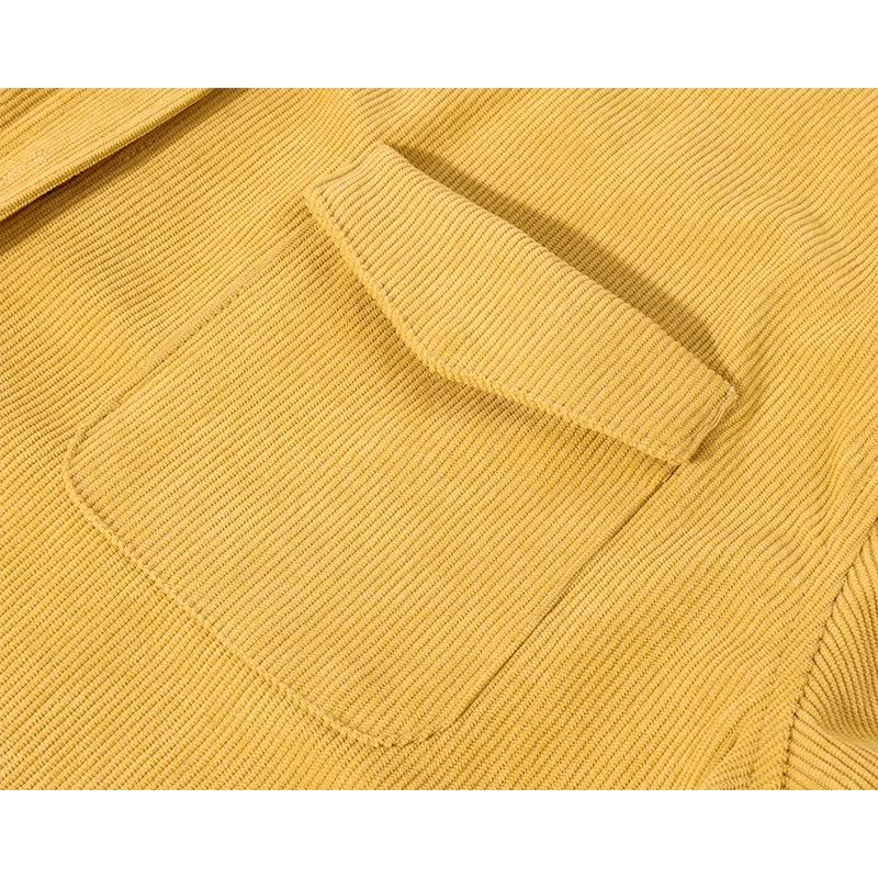 Corduroy Loose Fit Shirt Jacket