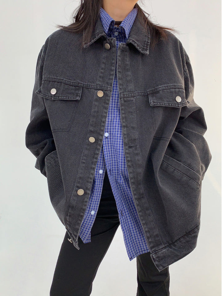 Spliced Denim Jacket