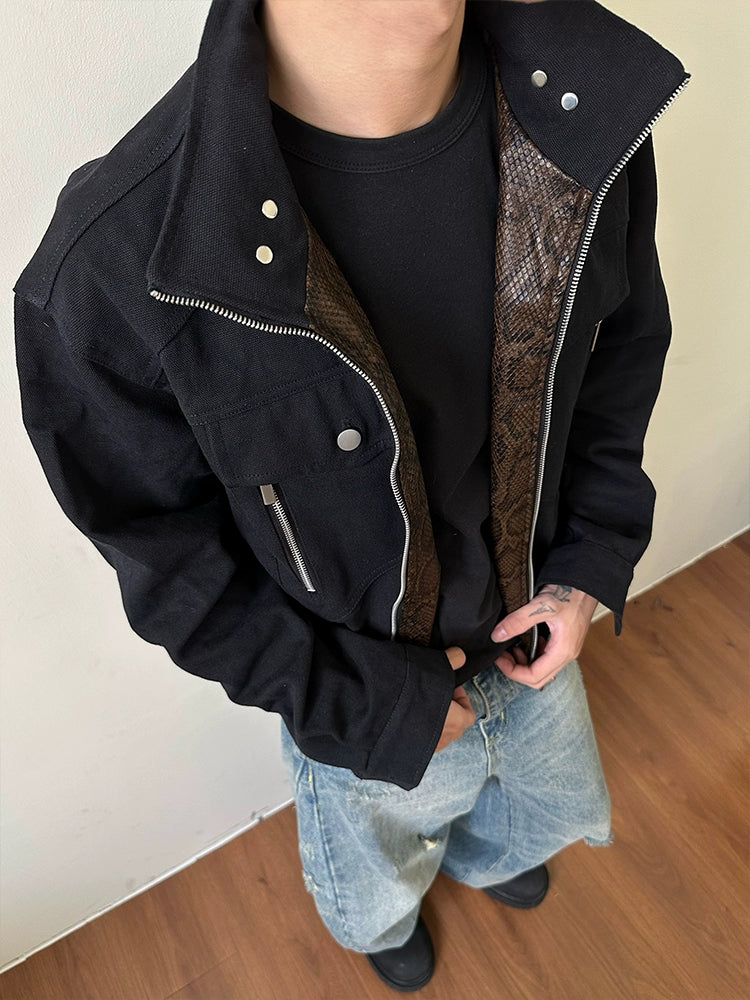 Mountain Style Distressed Cargo Jacket