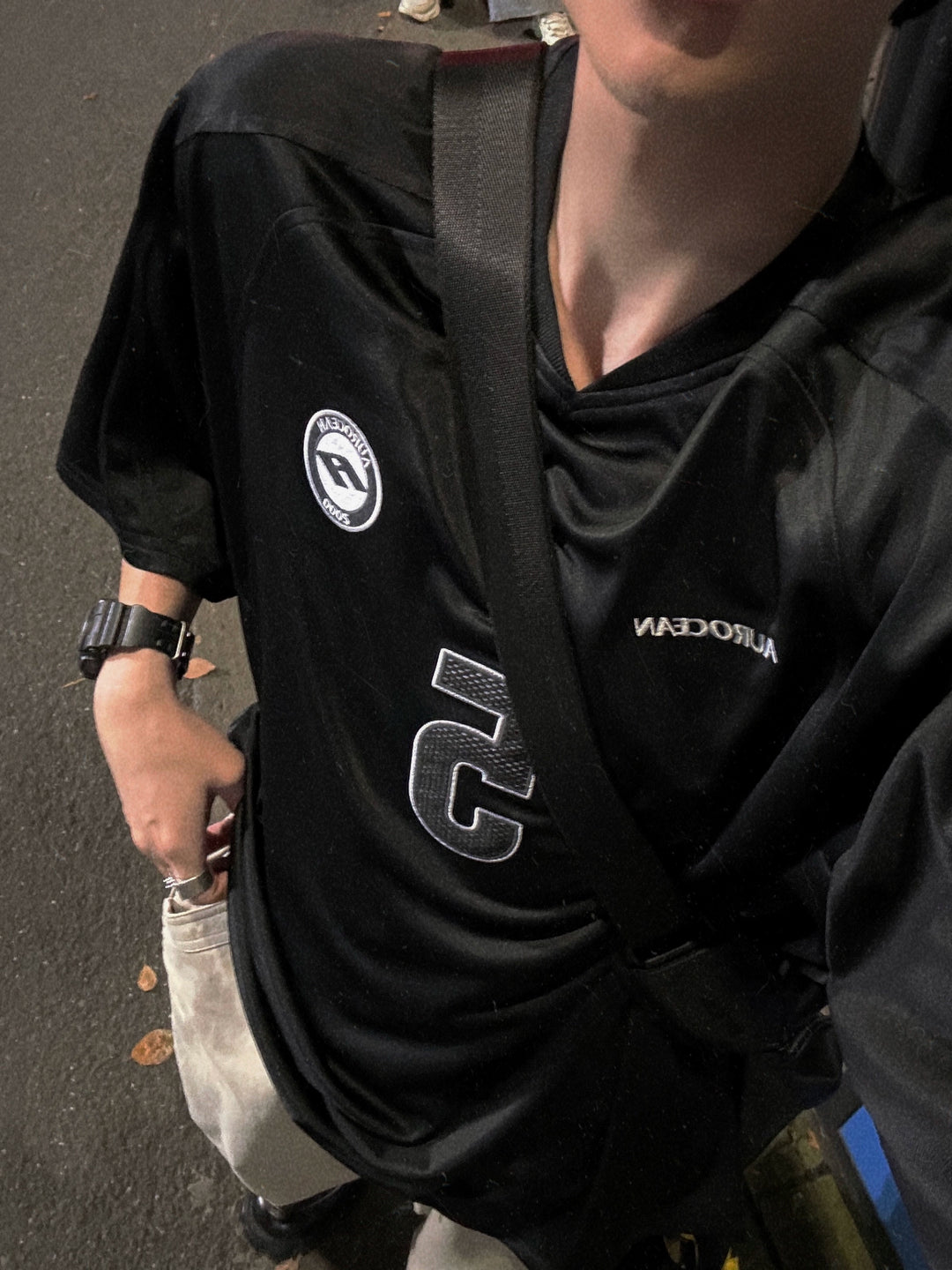Embroidered Jersey Quick-Dry Pullover