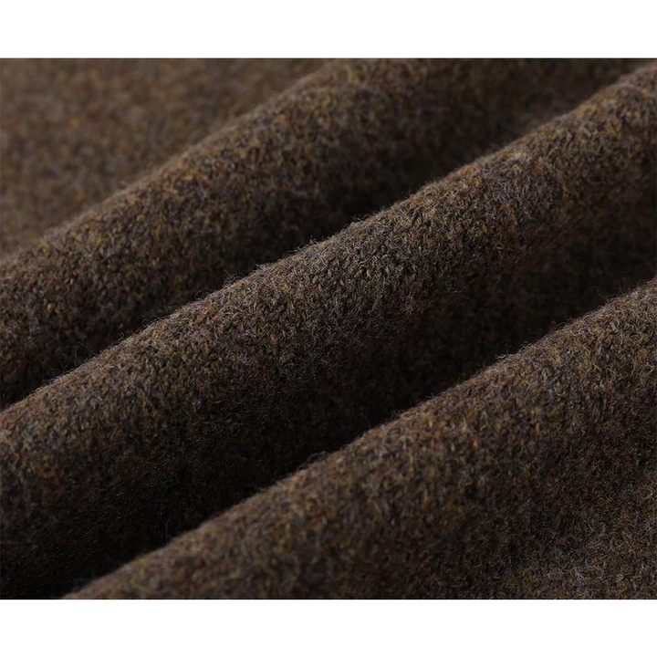 Cartoon Dog Jacquard Crew Neck Sweater