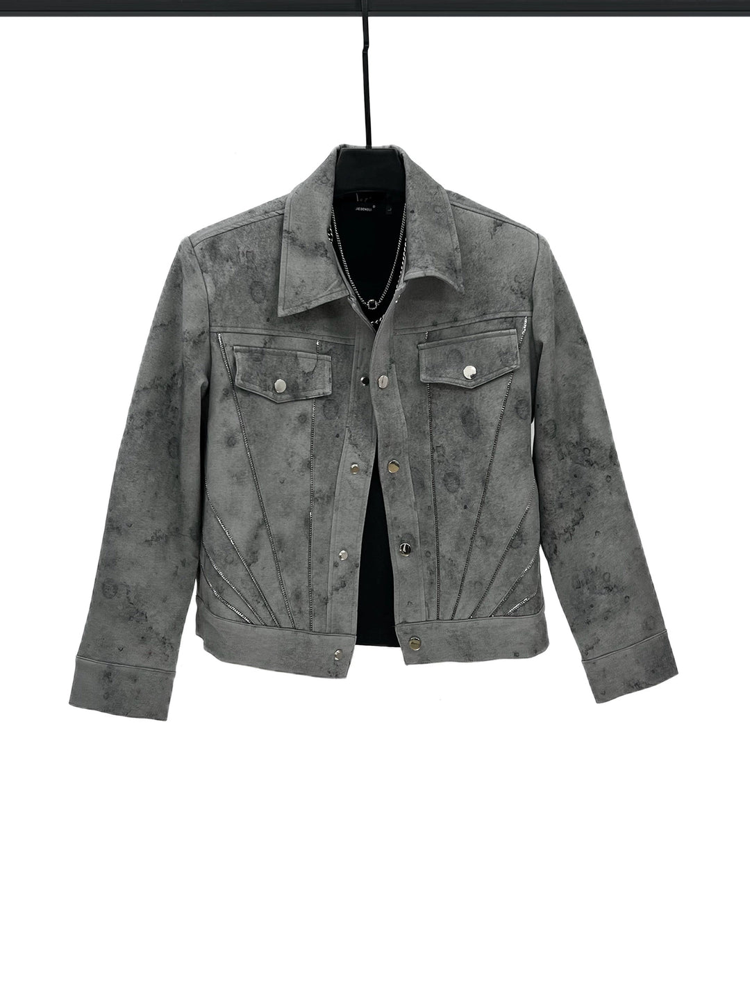 Wide-Leg Pants and Short Jacket