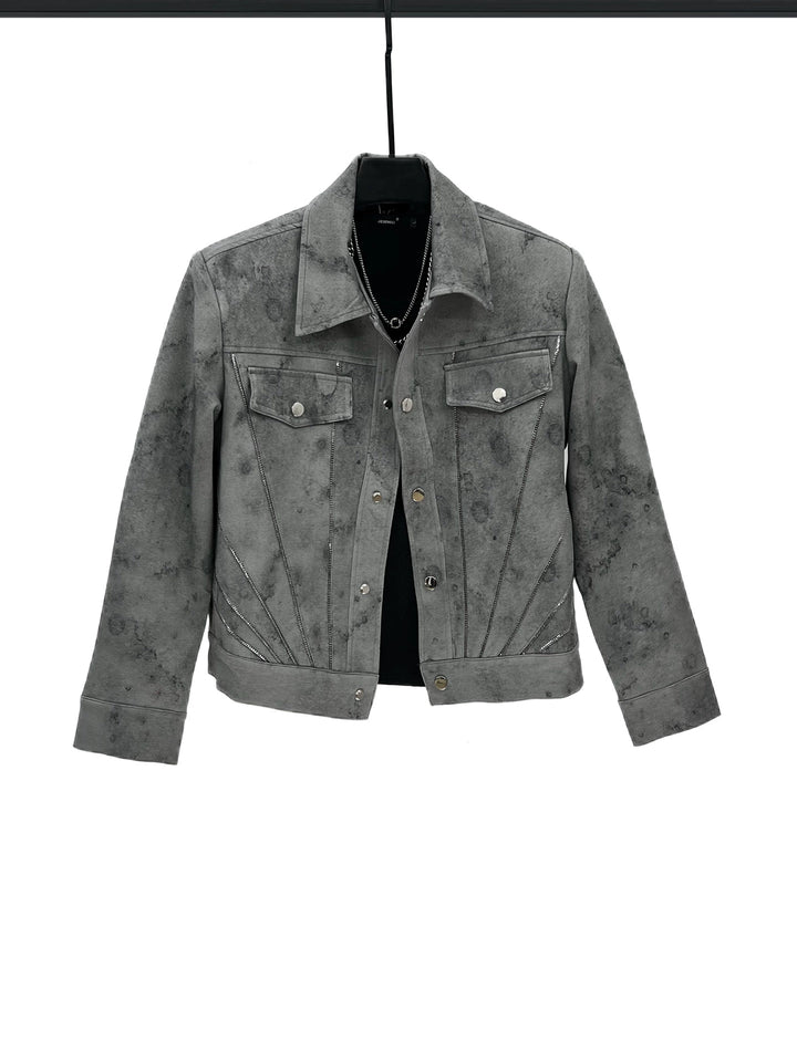 Wide-Leg Pants and Short Jacket