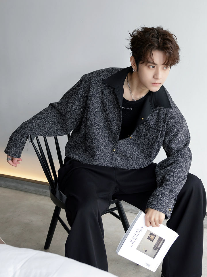 Lightweight Double-sided Button-down Shirt