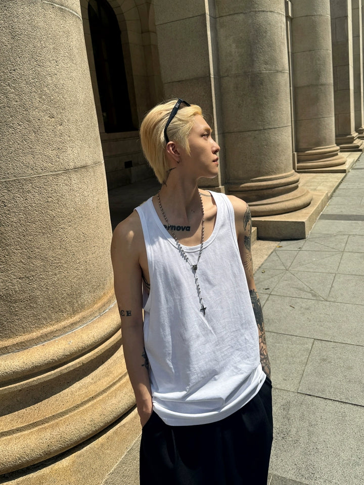 Loose Fit Sleeveless Sports Vest