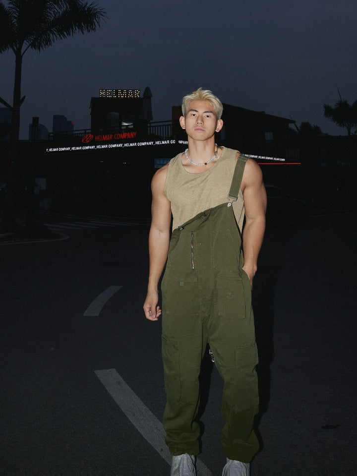 Retro Slim Fit Sleeveless Muscle Vest