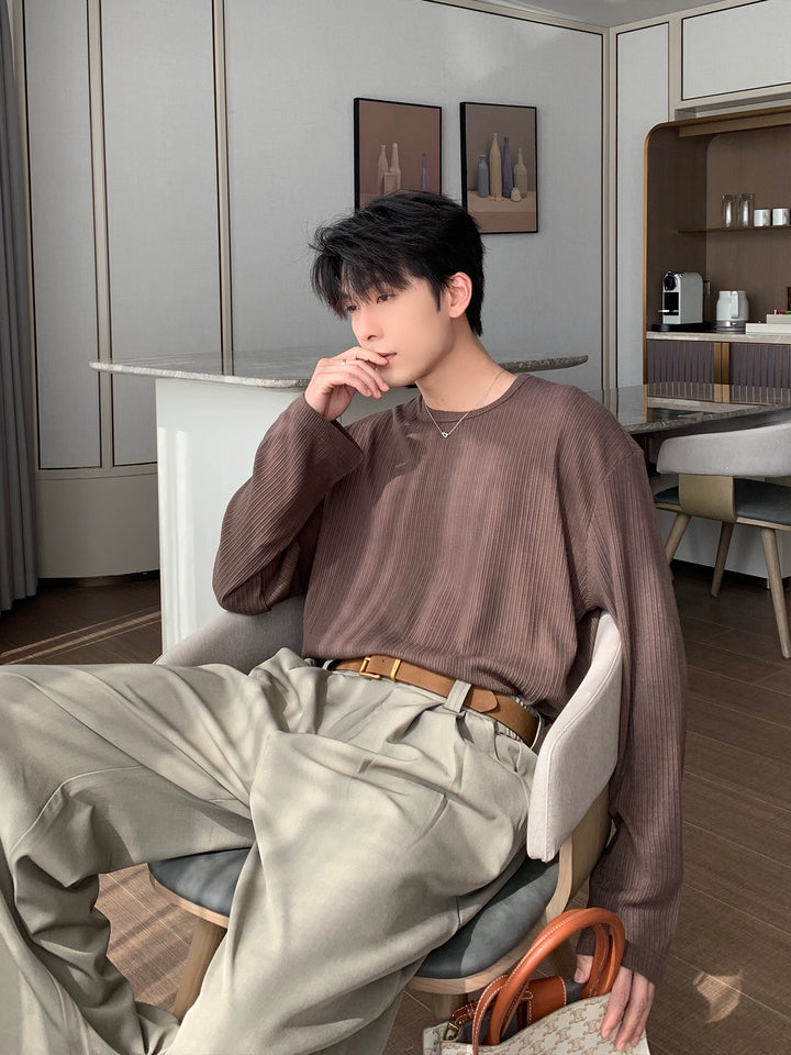 Loose Knit Long Sleeve Pullover