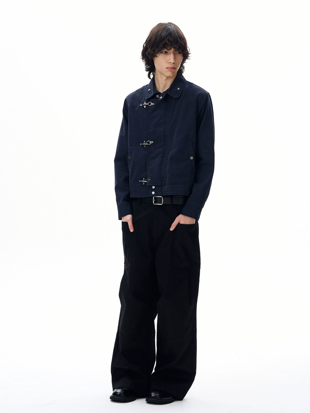 Loose Fit Wide-Leg Casual Pants