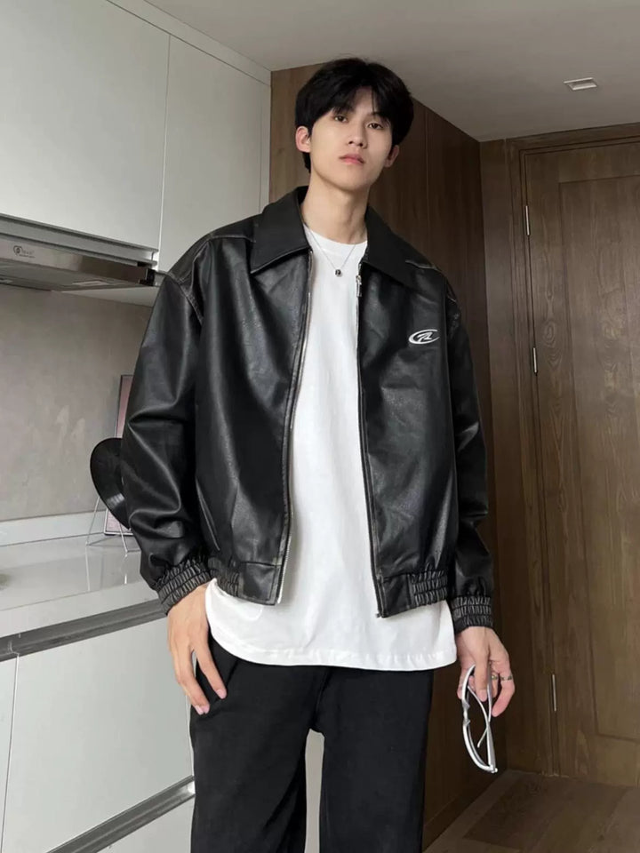 PU Leather Motorcycle Jacket