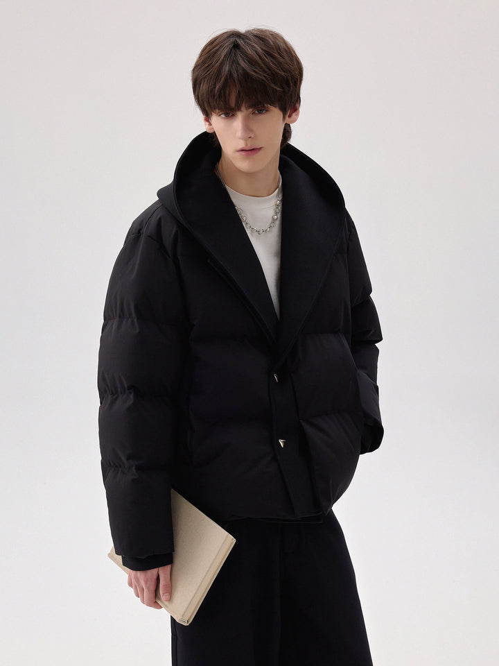 Hooded Insulated Cotton Jacket