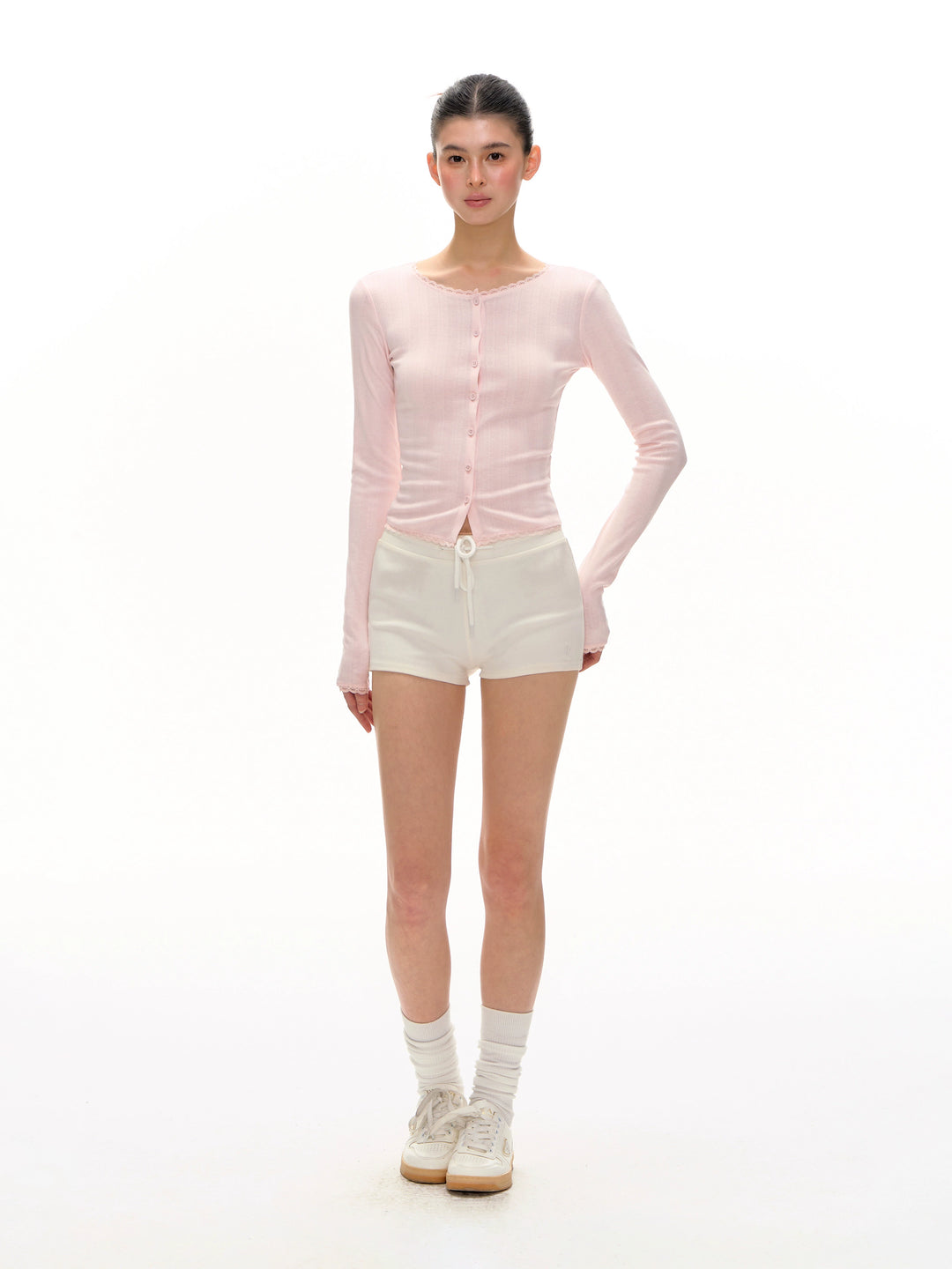 Button Up Ribbed Knit Sweater