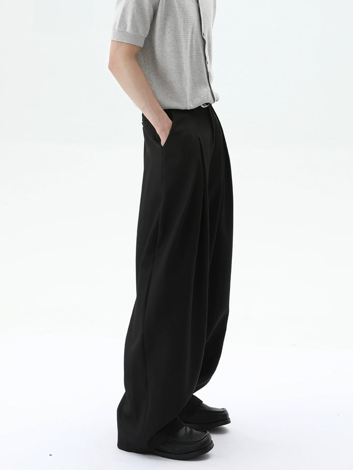 Wide-Leg Loose Fit Casual Pants