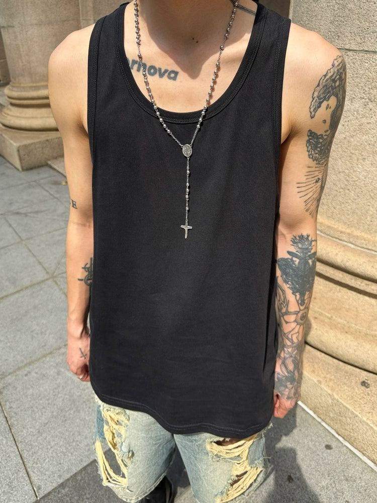 Loose Fit Sleeveless Sports Vest