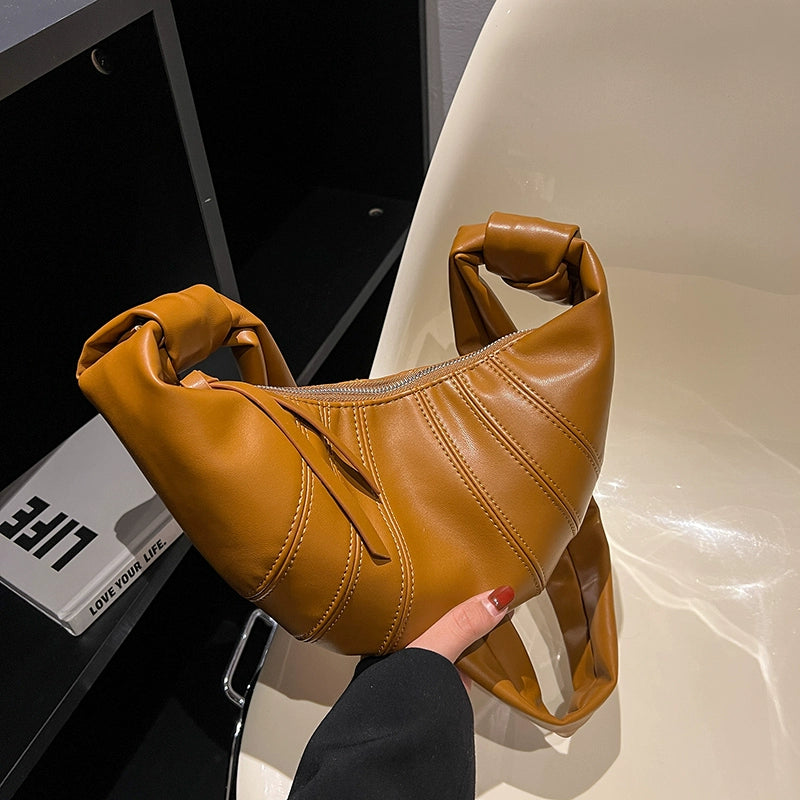 Dumpling Crescent Crossbody Shoulder Bag