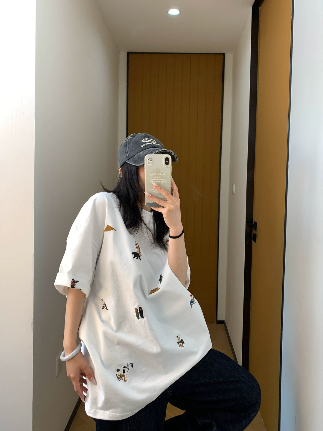 Embroidered Short Sleeve T-shirt