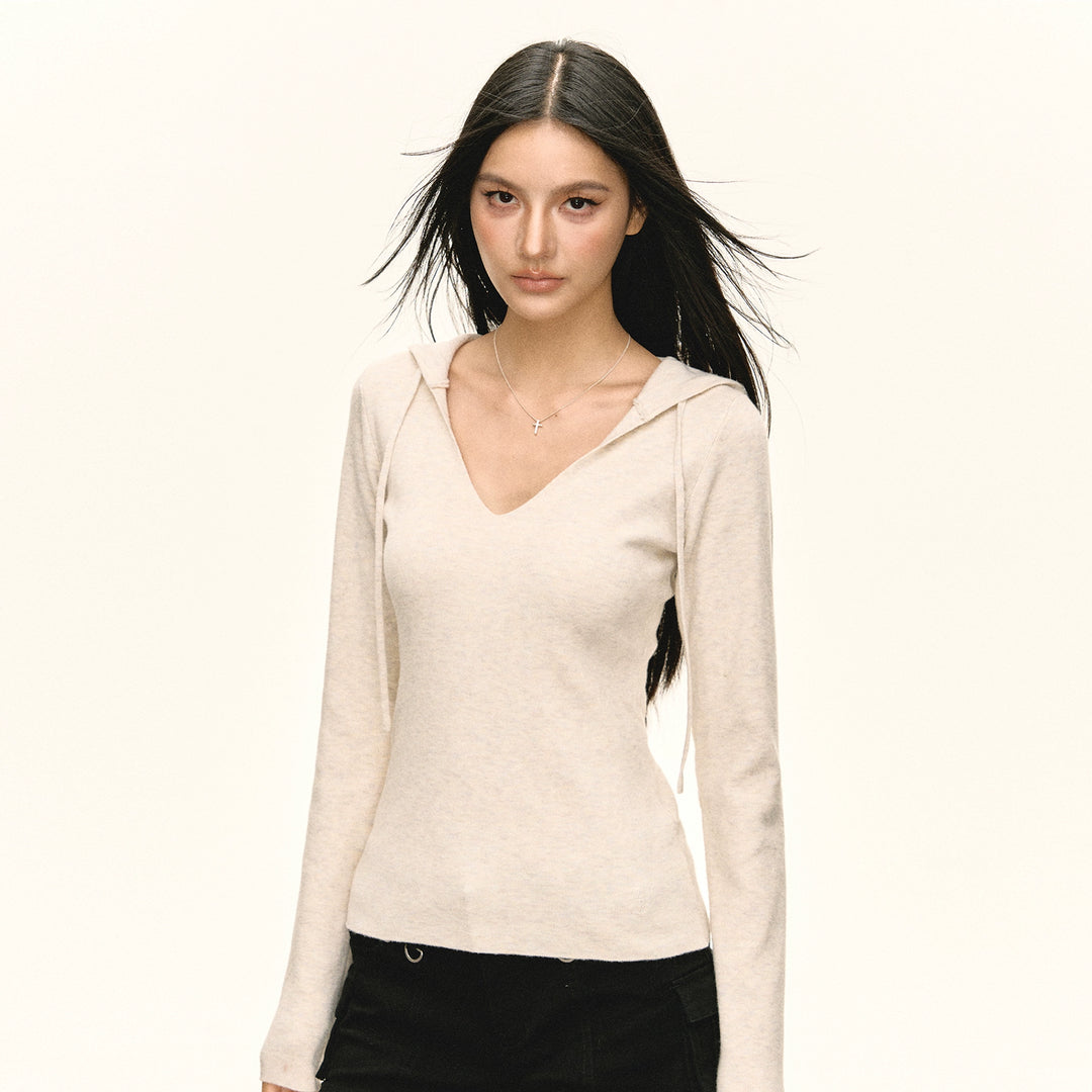 Slim Fit Hooded Sweater