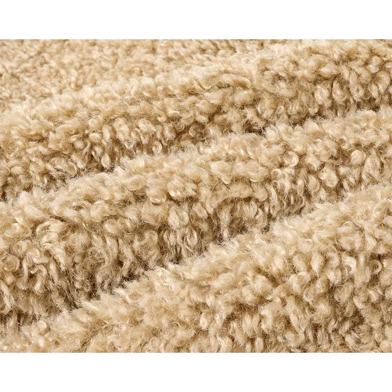 Short Lambswool Button-Up Coat