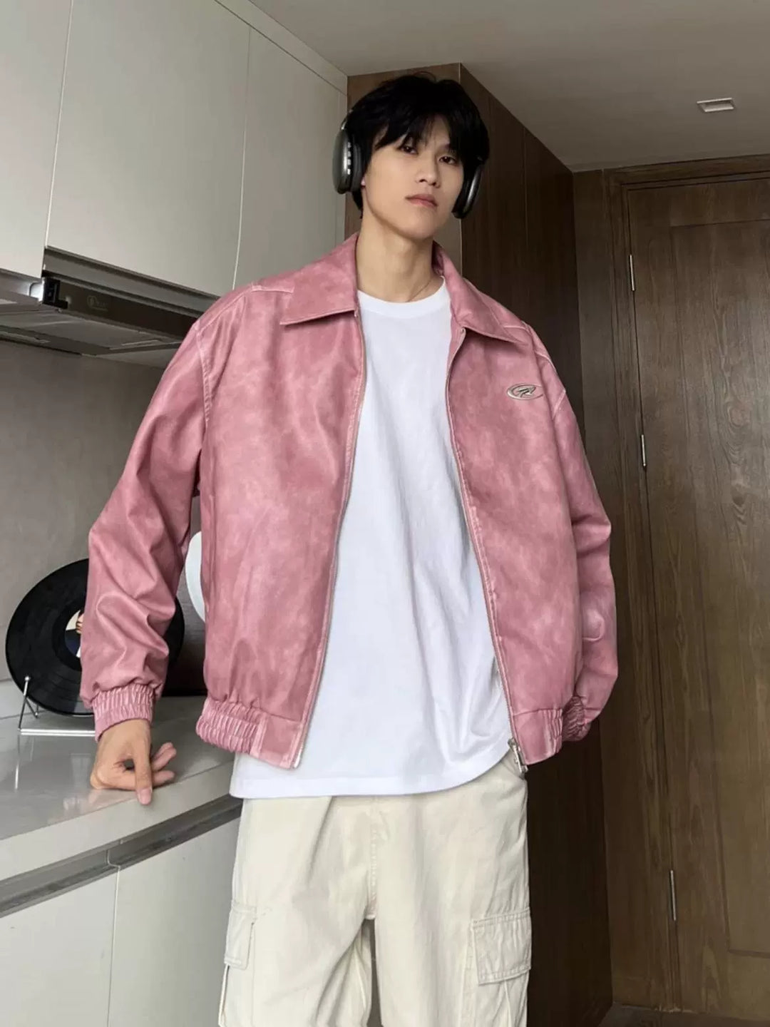 PU Leather Motorcycle Jacket