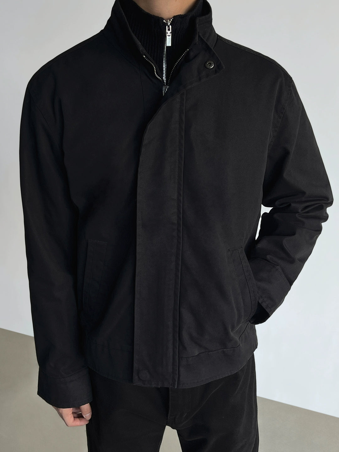 Windproof Stand Collar Workwear Jacket