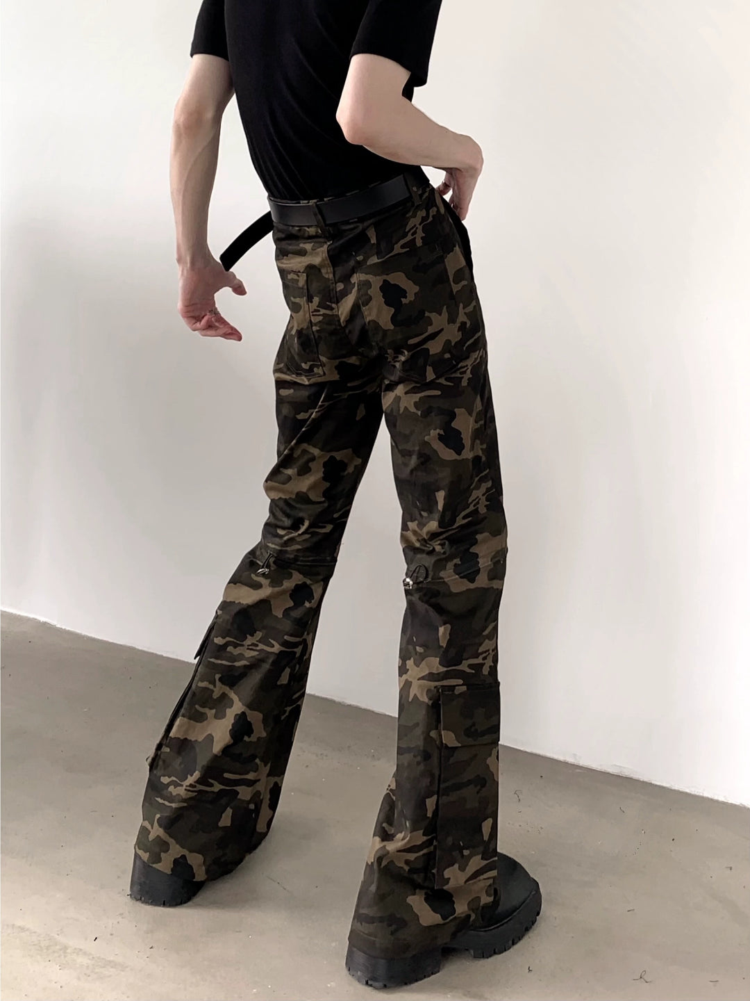Camouflage Flared Pants