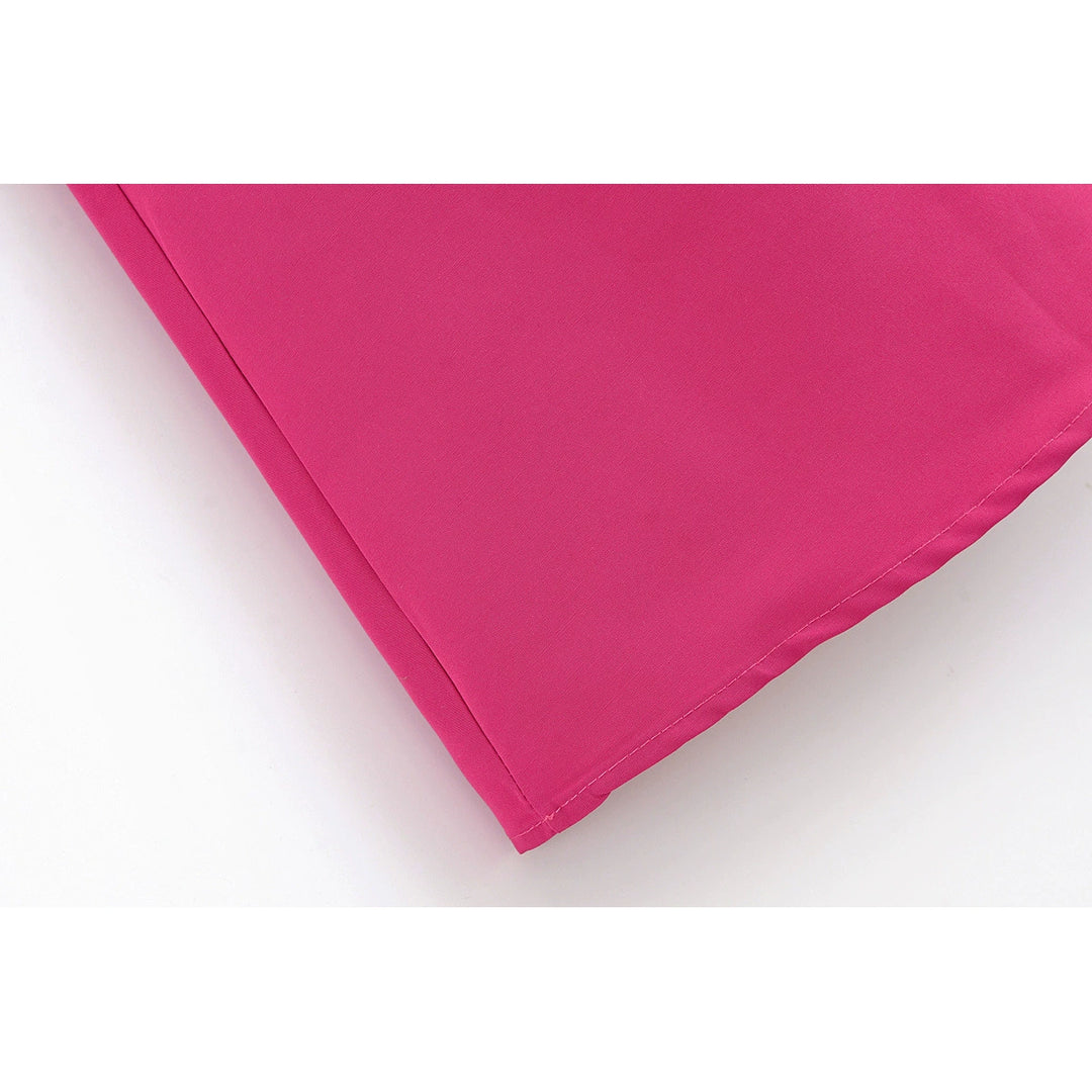 فستان بلا أكمام مع حزام خصر