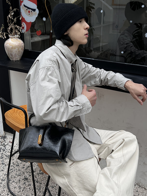 Portable Crossbody Bucket Bag